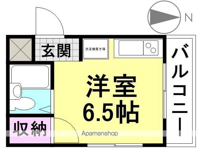 アミューズ日進(ワンルーム/3階)の間取り写真