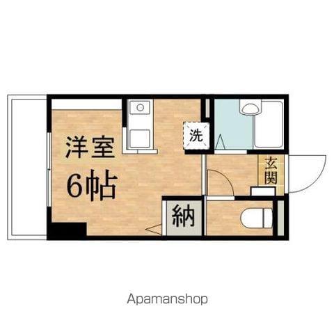 パールウィングス南平(1K/3階)の間取り写真