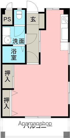 ハートピア京町(1K/5階)の間取り写真