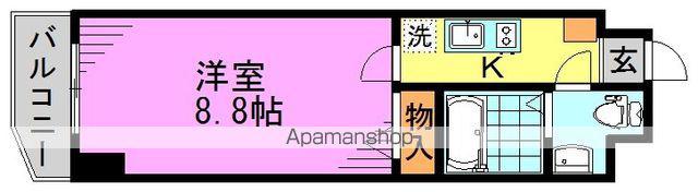 グランフォース東高円寺(1K/3階)の間取り写真