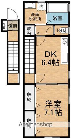 OMビレッジ(1DK/2階)の間取り写真