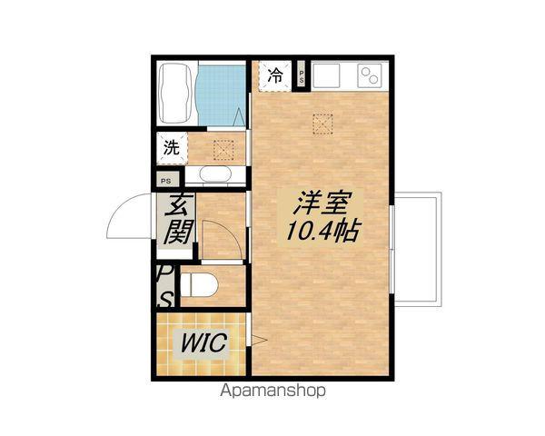 藤井ハイツ ナカヤシキ(ワンルーム/2階)の間取り写真