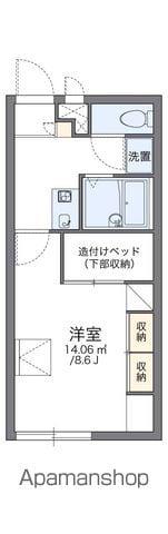 レオパレスCOMODOⅡ(1K/1階)の間取り写真
