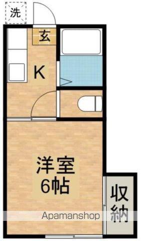 メゾン・ド・ロンドン(1K/1階)の間取り写真