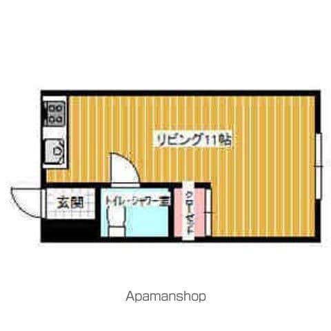 プレジデント円山(ワンルーム/6階)の間取り写真