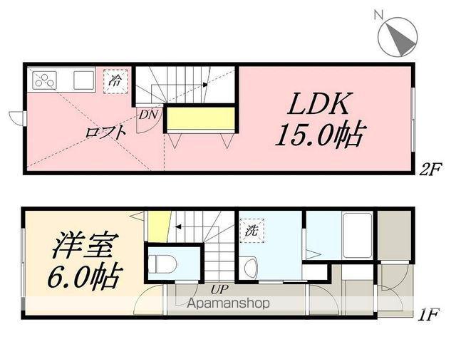 道南いさりび鉄道 七重浜駅 徒歩3分 2階建 築5年(1LDK/1階)の間取り写真