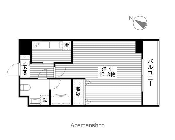 HOPE CITY秋葉原(1K/3階)の間取り写真