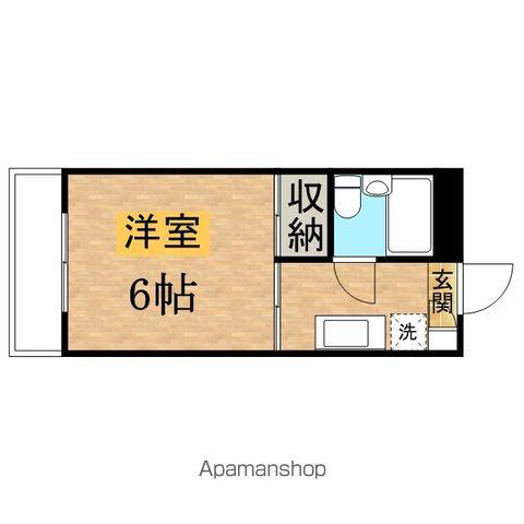 プチハイム(1K/1階)の間取り写真