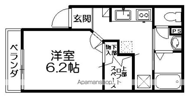 ドリームハイツⅤ(1K/2階)の間取り写真