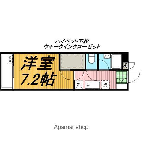 レオパレスハッピーブリッジ 1階階 間取り