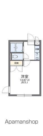 レオパレスサンローゼA(1K/1階)の間取り写真