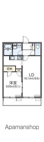 レオネクストゆずの木(1LDK/2階)の間取り写真