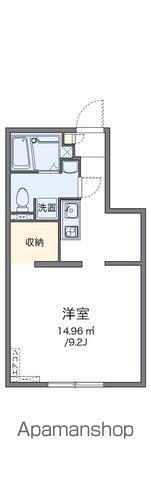 アルク上石川(ワンルーム/1階)の間取り写真