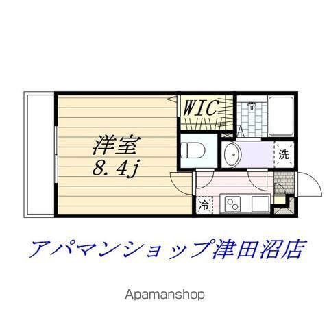 リブリ・ルキア(1K/3階)の間取り写真