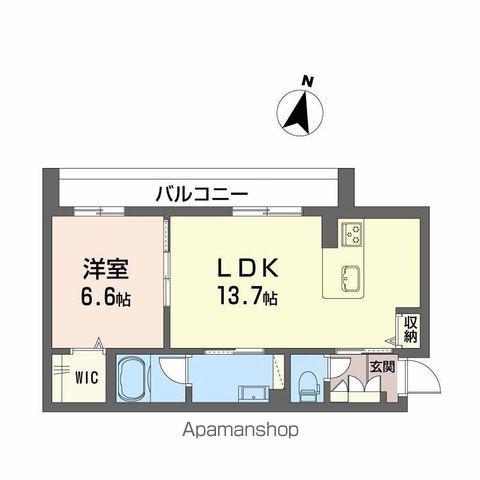 サン ウィステリア(1LDK/3階)の間取り写真