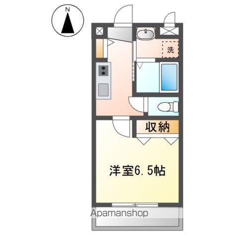 コーラルリーフ(1K/3階)の間取り写真