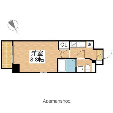 エステムプラザ名古屋・栄プレミアム(1K/13階)の間取り写真