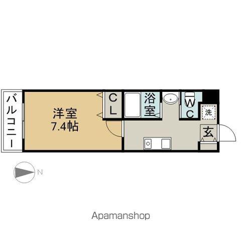 A・CITY守山小幡(1K/4階)の間取り写真