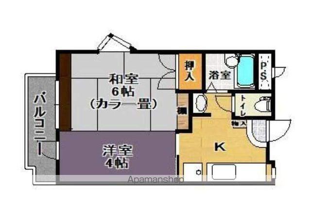 館アズビック(1K/1階)の間取り写真