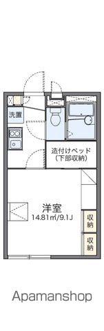 レオパレスひの(1K/2階)の間取り写真
