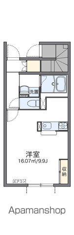 レオネクストはぶ(1K/1階)の間取り写真
