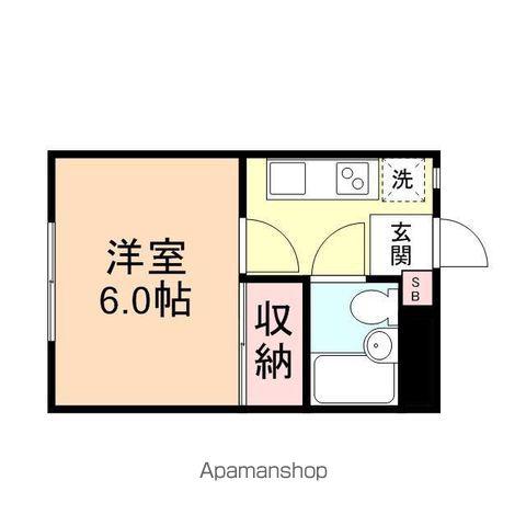 コーポ貴(1K/1階)の間取り写真