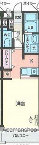 JOY HOME(1K/3階)の間取り写真