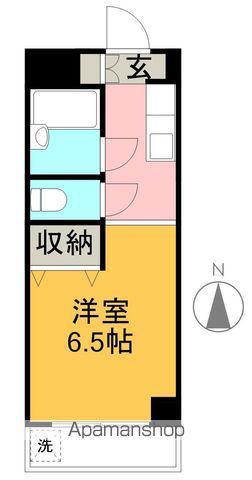 コーポ新田(1K/2階)の間取り写真