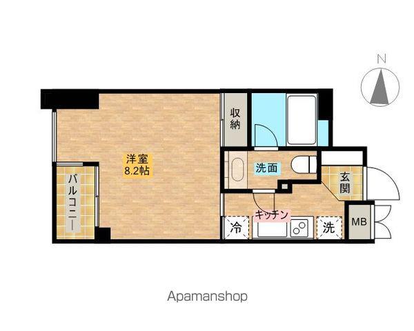 プロスペクト荻窪(1K/1階)の間取り写真