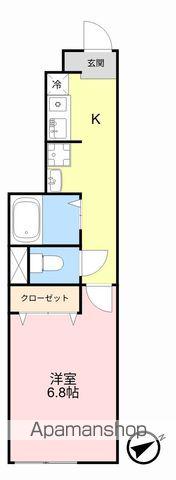 MY COURT(1K/1階)の間取り写真