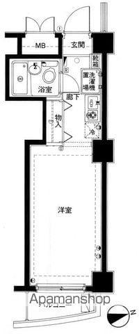 メインステージ中野弥生町 8階階 間取り