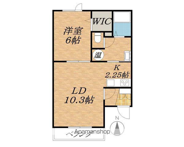 ALAISE161(1LDK/1階)の間取り写真