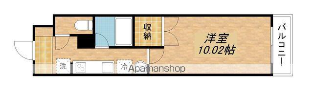 アートプラザ124(1K/4階)の間取り写真