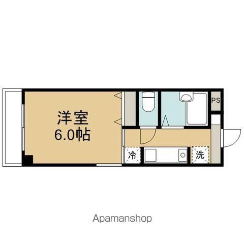 アネスト(1K/2階)の間取り写真
