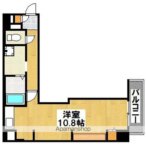 エヌエムキャトフヴァン(1K/6階)の間取り写真