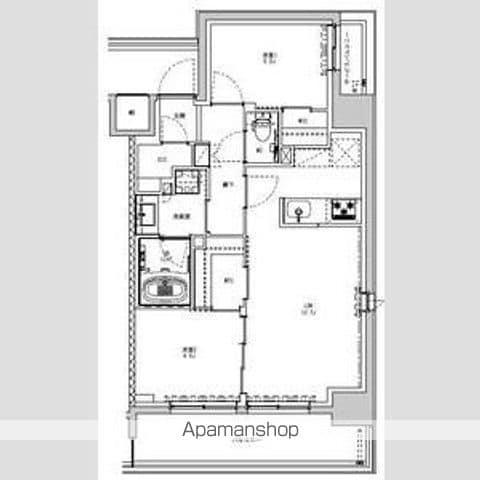 S-RESIDENCE板橋大山(2LDK/3階)の間取り写真