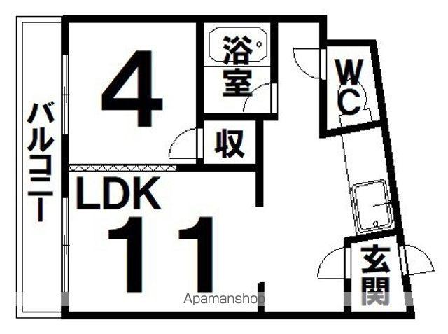 カーサ・プリオールⅤ(1LDK/3階)の間取り写真