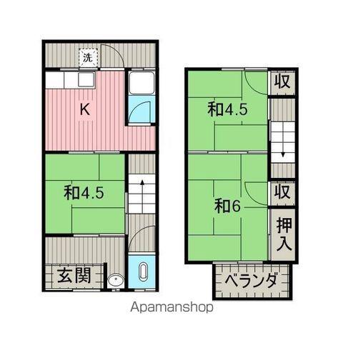 沢田マンション(3K/1階)の間取り写真