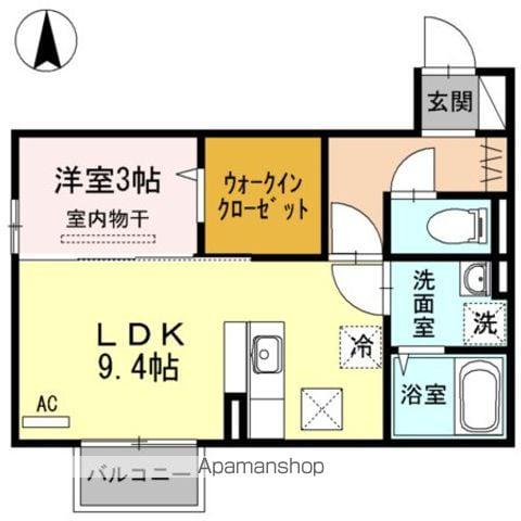 メゾンドトゥルース(1LDK/1階)の間取り写真