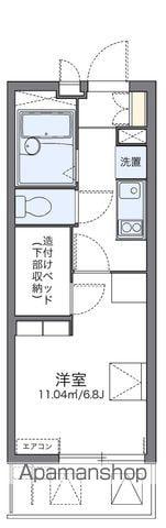 レオパレス広白岳(1K/2階)の間取り写真