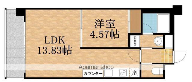 PREGIO今福鶴見(1LDK/5階)の間取り写真