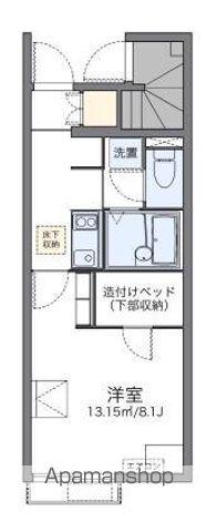 レオネクストクラインガルテン(1K/1階)の間取り写真
