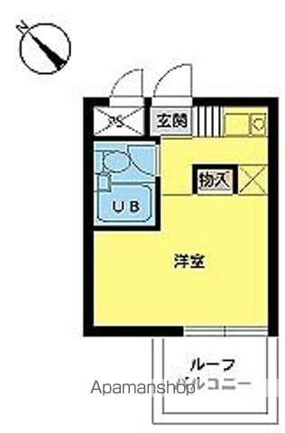 スカイコート千葉(ワンルーム/5階)の間取り写真