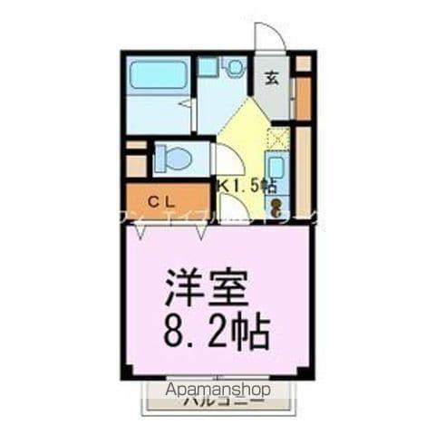 ファーバル常滑(1K/3階)の間取り写真