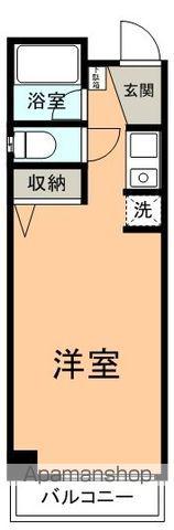 シェラハウス(ワンルーム/5階)の間取り写真