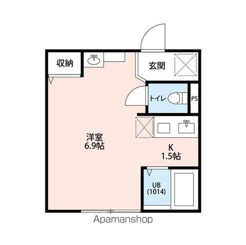 アムール板橋中台(ワンルーム/2階)の間取り写真
