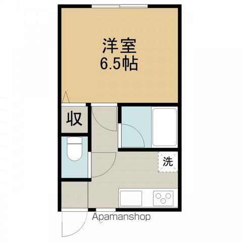 シティコート八幡(1K/1階)の間取り写真