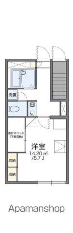 レオパレスコンフォート・N(1K/1階)の間取り写真