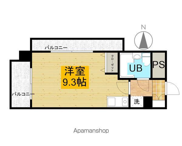 ライオンズマンション上杉二丁目(ワンルーム/4階)の間取り写真