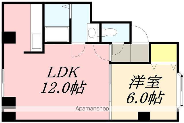 パークサイドA(1LDK/2階)の間取り写真